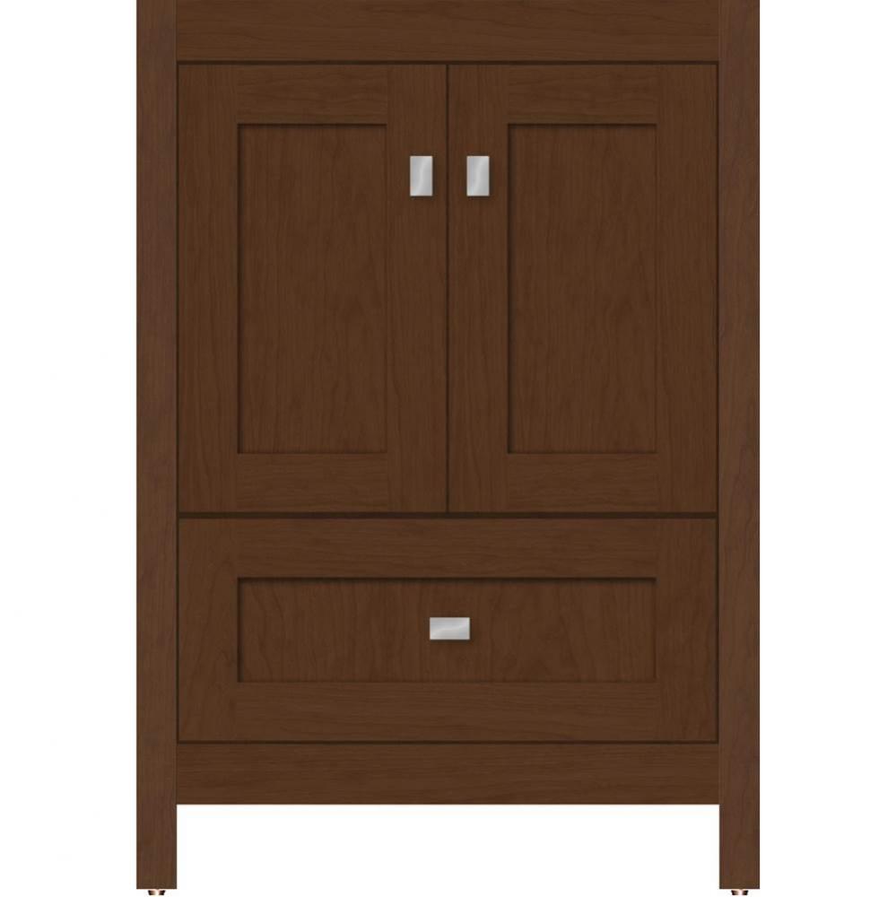 24 X 21 X 34.5 Alki Essence Vanity Shaker Pecan Cherry Std