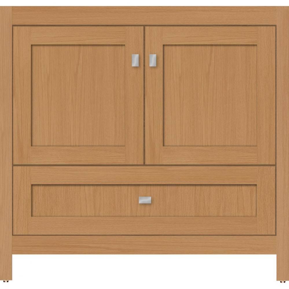 36 X 21 X 34.5 Alki Essence Vanity Shaker Nat Oak Std