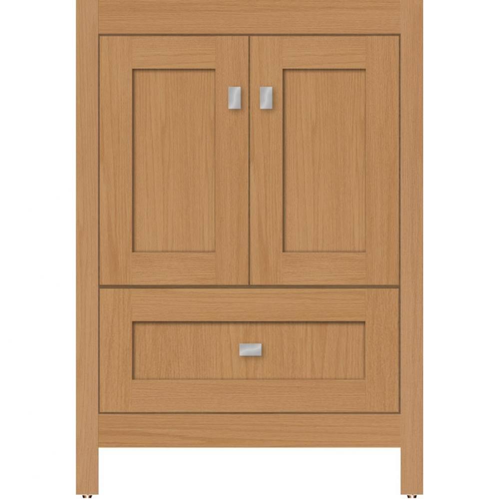 24 X 18.5 X 34.5 Alki Essence Vanity Shaker Nat Oak Std