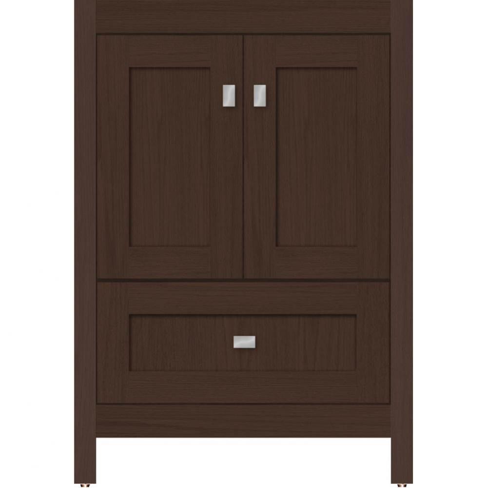 24 X 21 X 34.5 Alki Essence Vanity Shaker Choc Oak Std