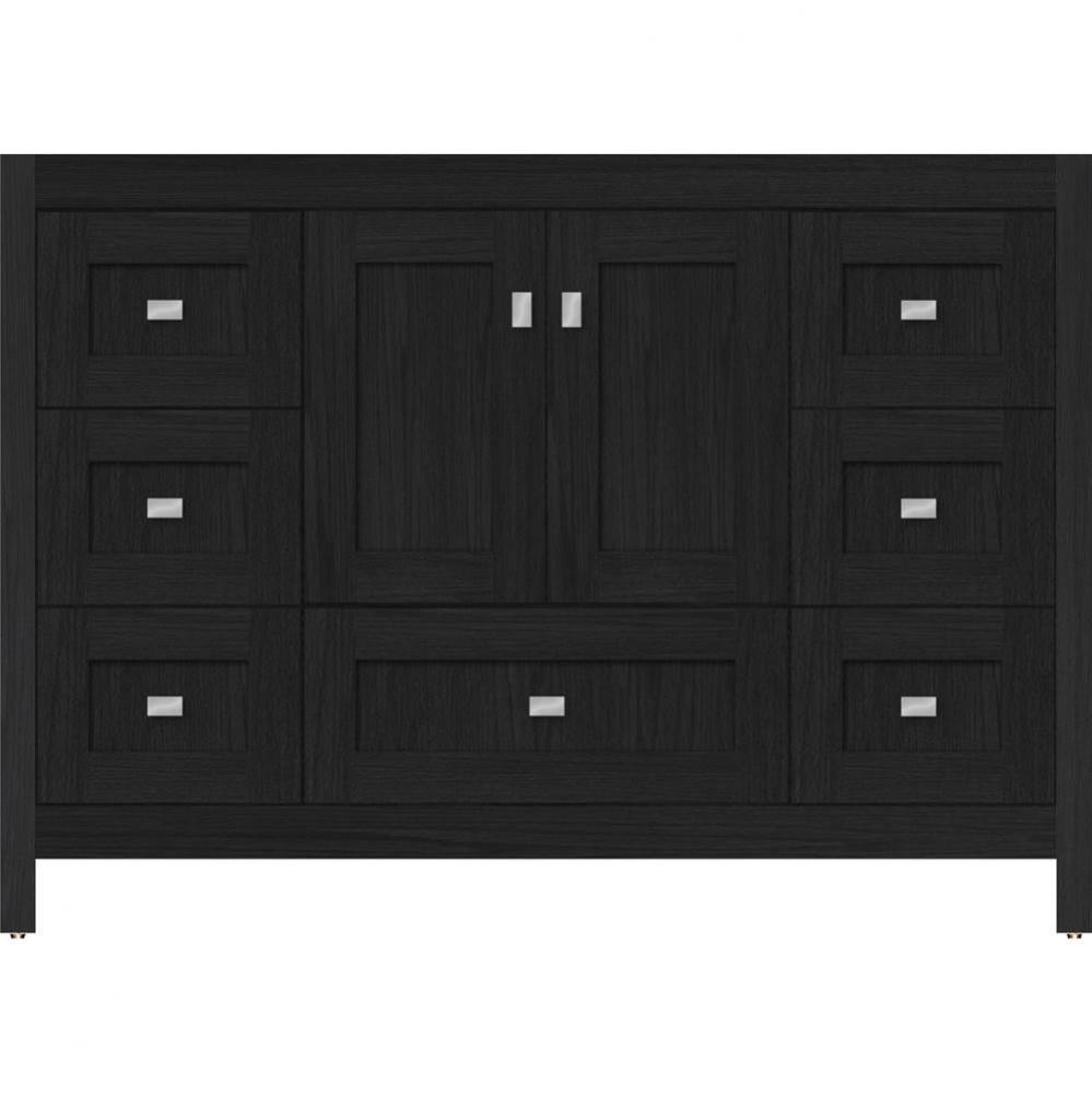 48 X 21 X 34.5 Alki Essence Vanity Shaker Midnight Oak Sb