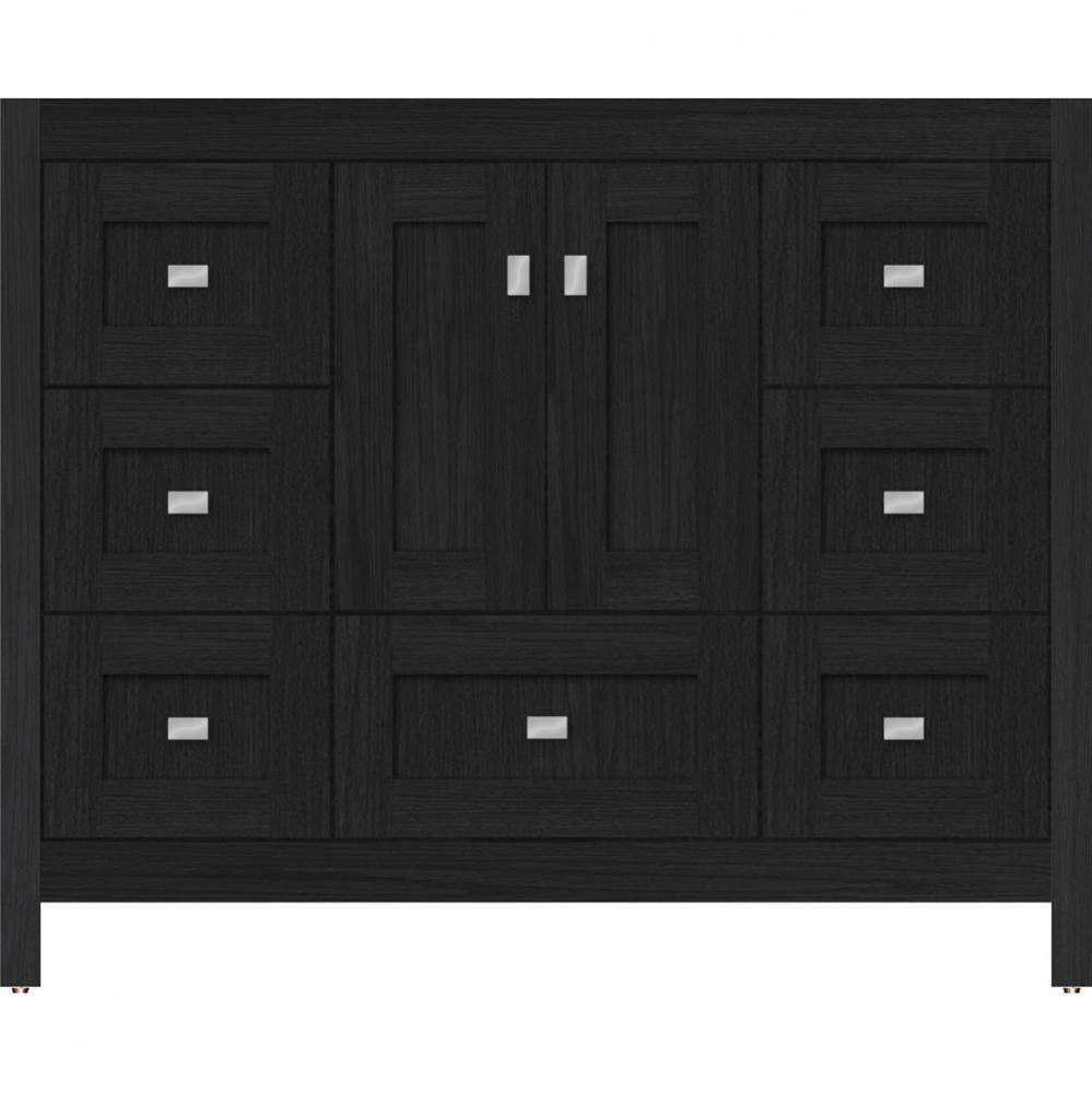 42 X 21 X 34.5 Alki Essence Vanity Shaker Midnight Oak Sb