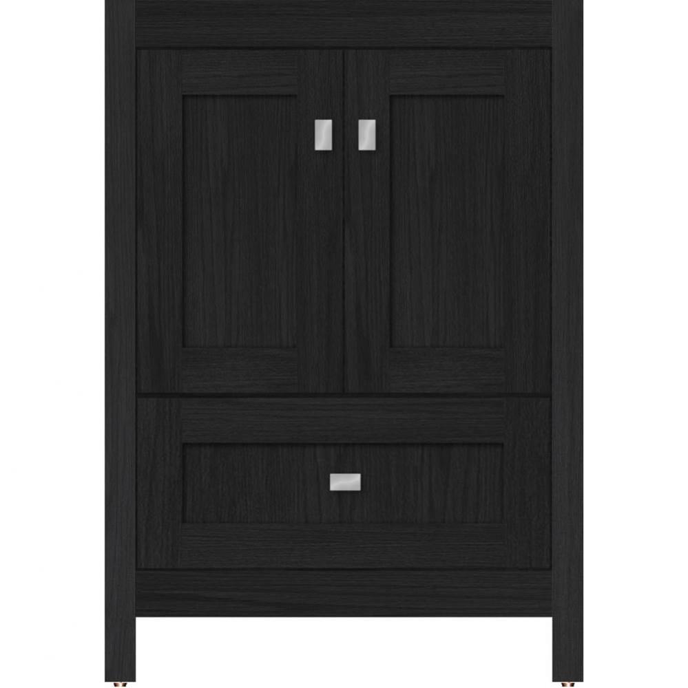 24 X 21 X 34.5 Alki Essence Vanity Shaker Midnight Oak Std