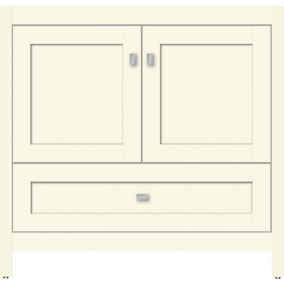 36 X 18.5 X 34.5 Alki Essence Vanity Shaker Sat Biscuit Std