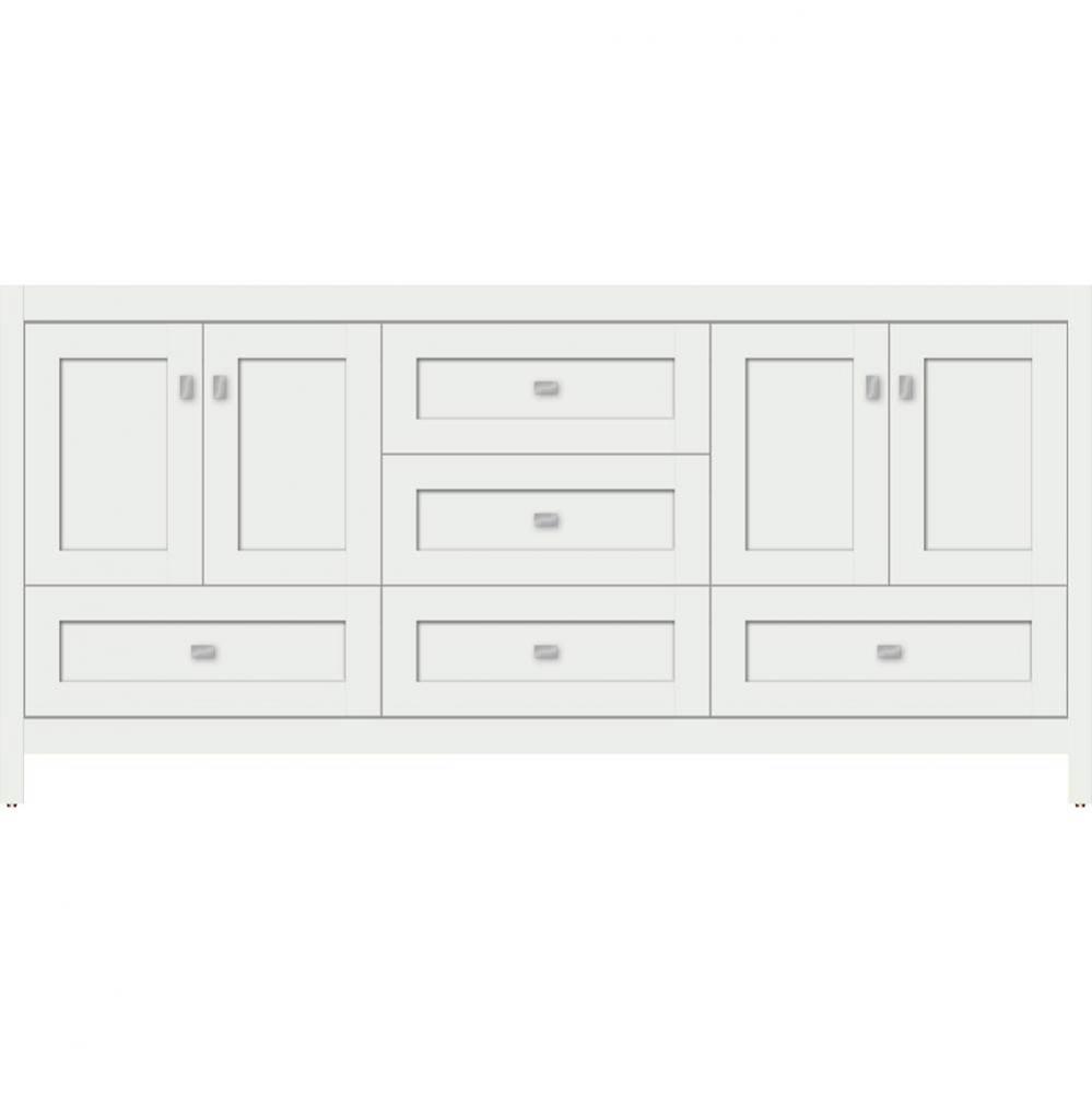 72 X 18.5 X 34.5 Alki Essence Vanity Shaker Powder Grey Db