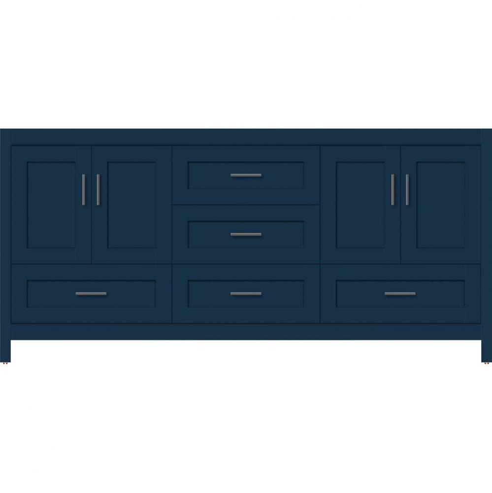 72 X 21 X 34.5 Alki Essence Vanity Shaker Lapis Night Db