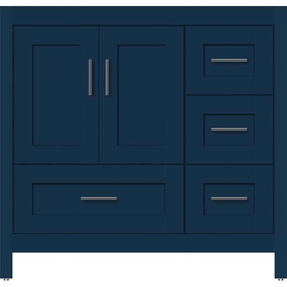 36 X 21 X 34.5 Alki Essence Vanity Shaker Lapis Night Rh
