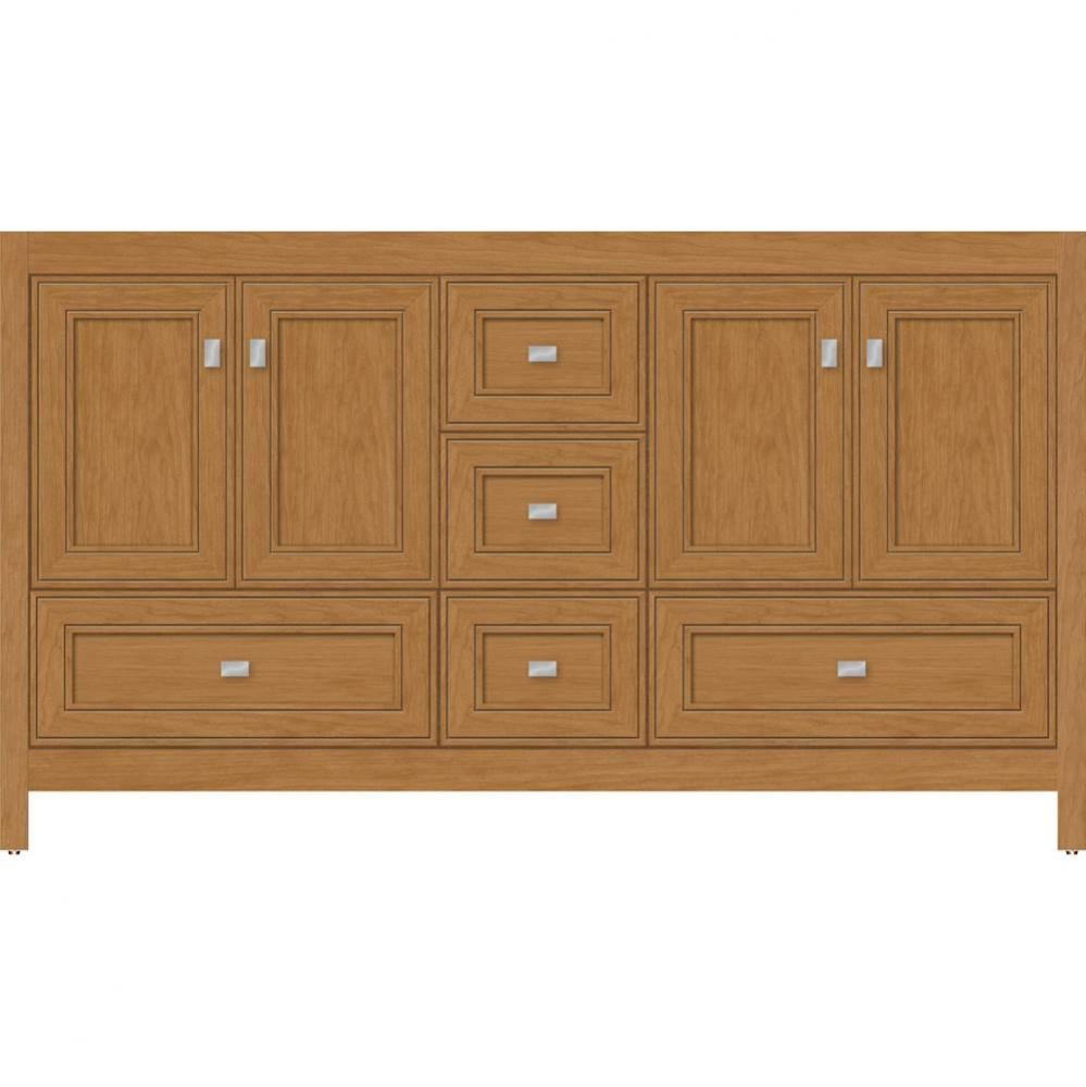 60 X 18.5 X 34.5 Alki Essence Vanity Deco Miter Nat Cherry Db