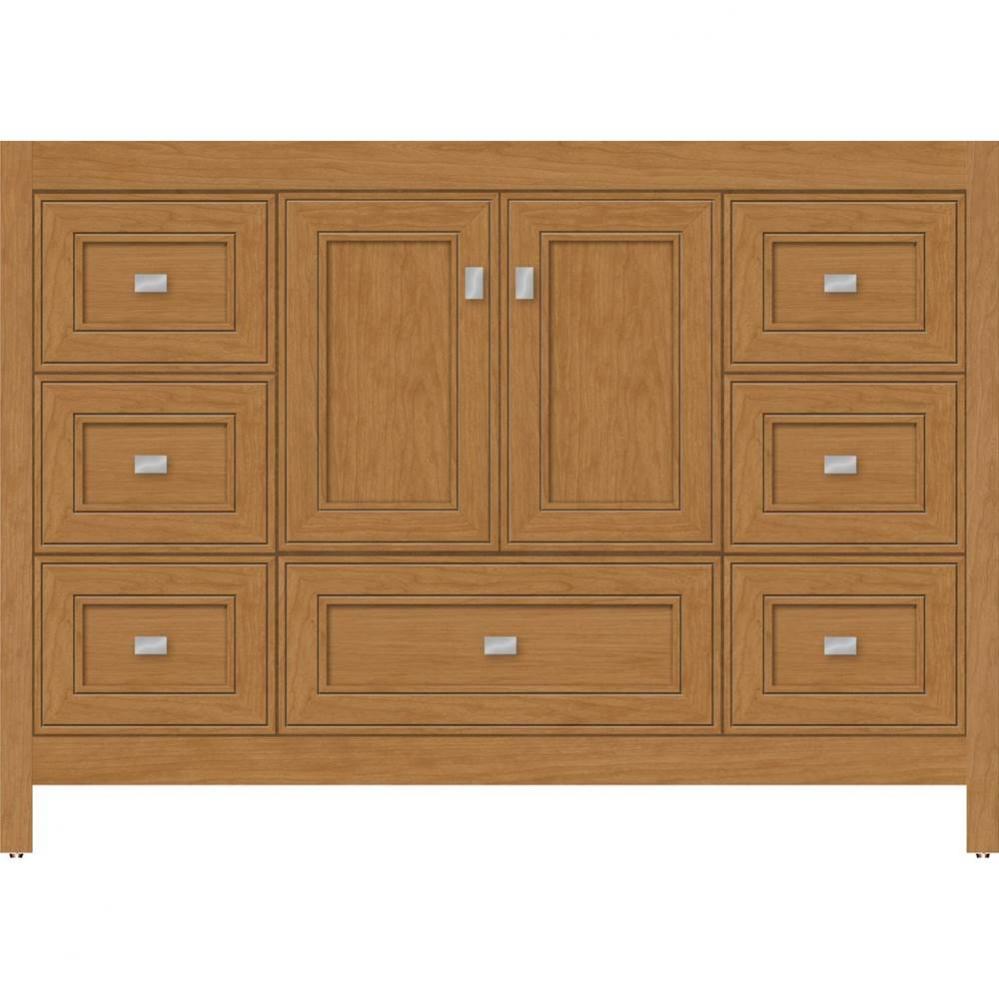 48 X 18.5 X 34.5 Alki Essence Vanity Deco Miter Nat Cherry Sb