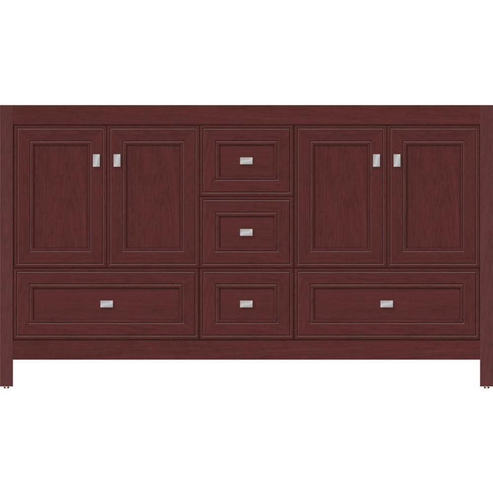60 X 18.5 X 34.5 Alki Essence Vanity Deco Miter Dk Cherry Db