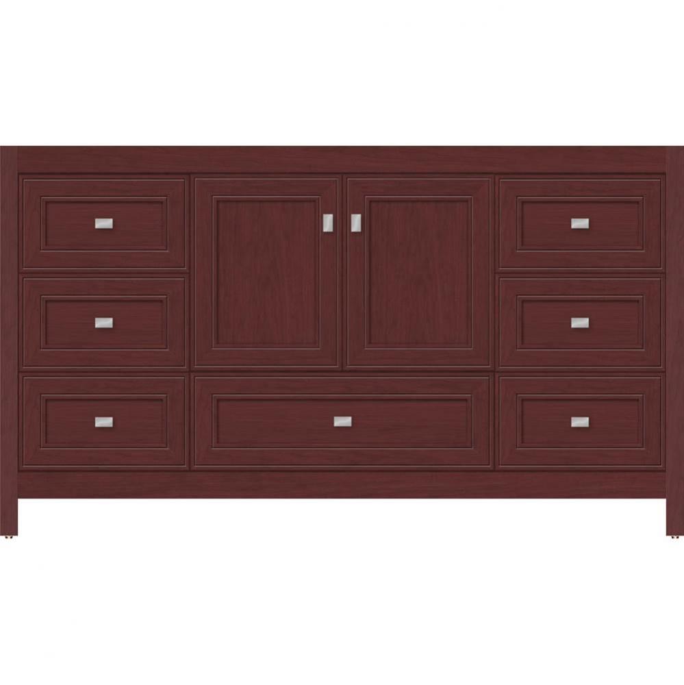 60 X 21 X 34.5 Alki Essence Vanity Deco Miter Dk Cherry Sb