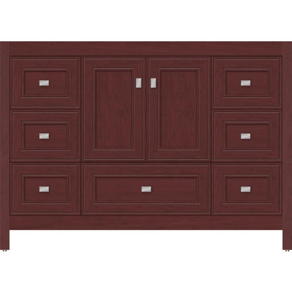 48 X 18.5 X 34.5 Alki Essence Vanity Deco Miter Dk Cherry Sb