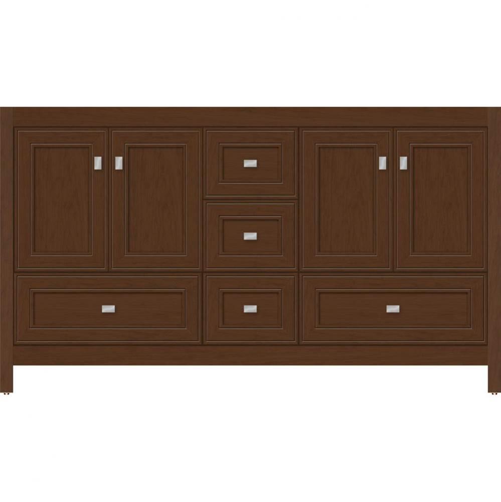 60 X 21 X 34.5 Alki Essence Vanity Deco Miter Pecan Cherry Db