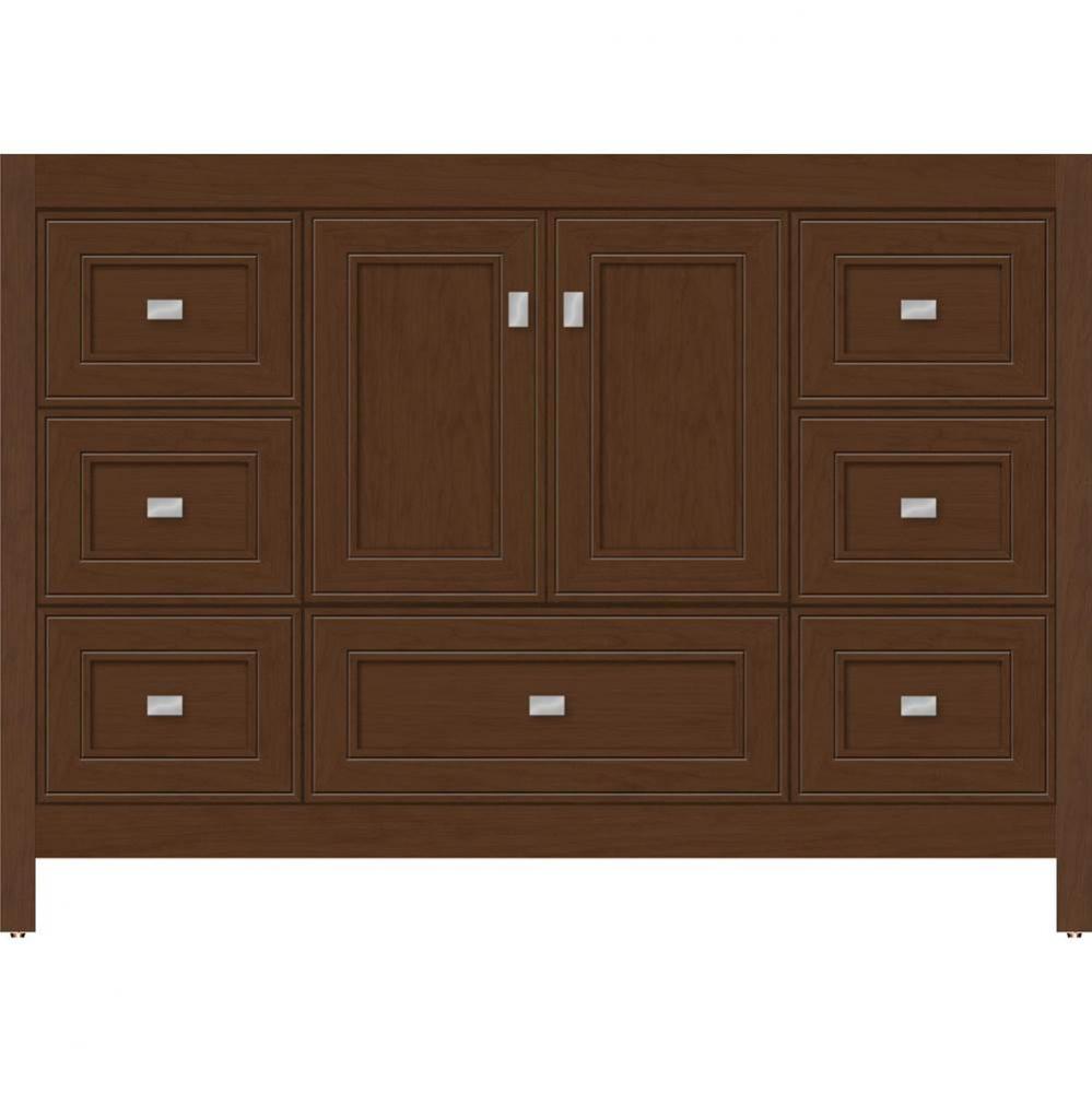 48 X 18.5 X 34.5 Alki Essence Vanity Deco Miter Pecan Cherry Sb