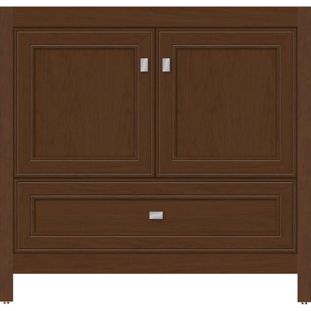36 X 18.5 X 34.5 Alki Essence Vanity Deco Miter Pecan Cherry Std