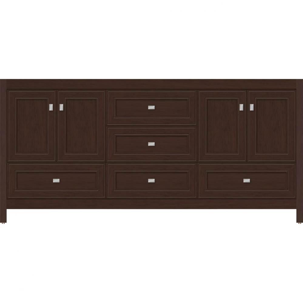 72 X 18.5 X 34.5 Alki Essence Vanity Deco Miter Choc Cherry Db