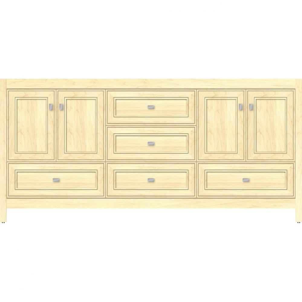 72 X 18.5 X 34.5 Alki Essence Vanity Deco Miter Nat Maple Db
