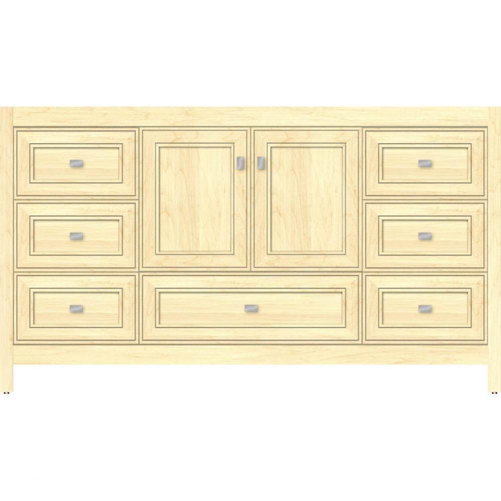 60 X 21 X 34.5 Alki Essence Vanity Deco Miter Nat Maple Sb