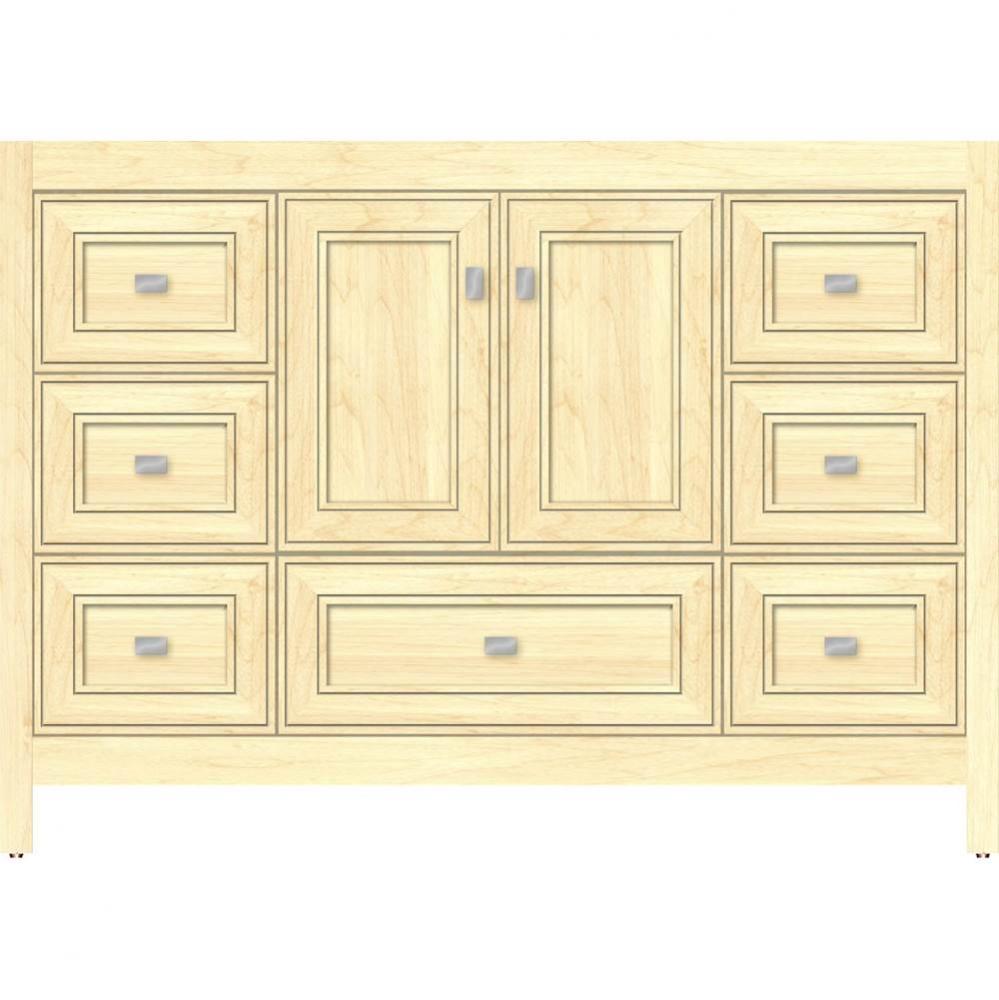 48 X 18.5 X 34.5 Alki Essence Vanity Deco Miter Nat Maple Sb