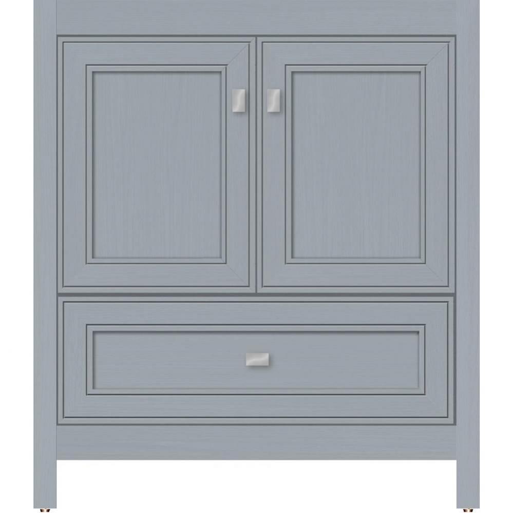 30 X 21 X 34.5 Alki Essence Vanity Deco Miter Silver Oak Std