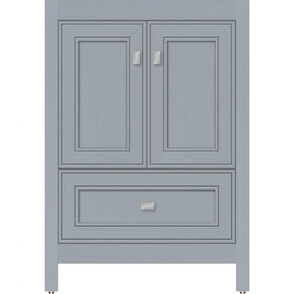 24 X 21 X 34.5 Alki Essence Vanity Deco Miter Silver Oak Std