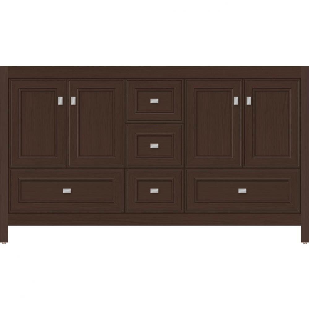 60 X 21 X 34.5 Alki Essence Vanity Deco Miter Choc Oak Db
