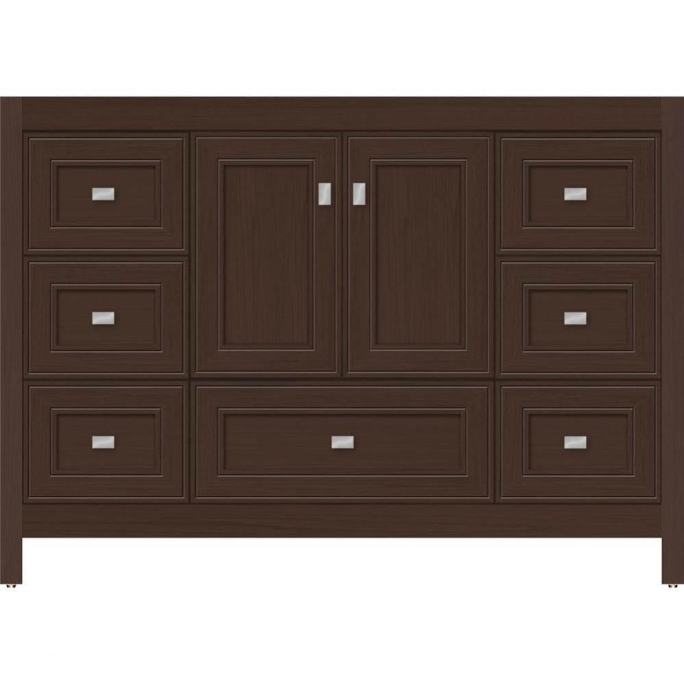 48 X 18.5 X 34.5 Alki Essence Vanity Deco Miter Choc Oak Sb