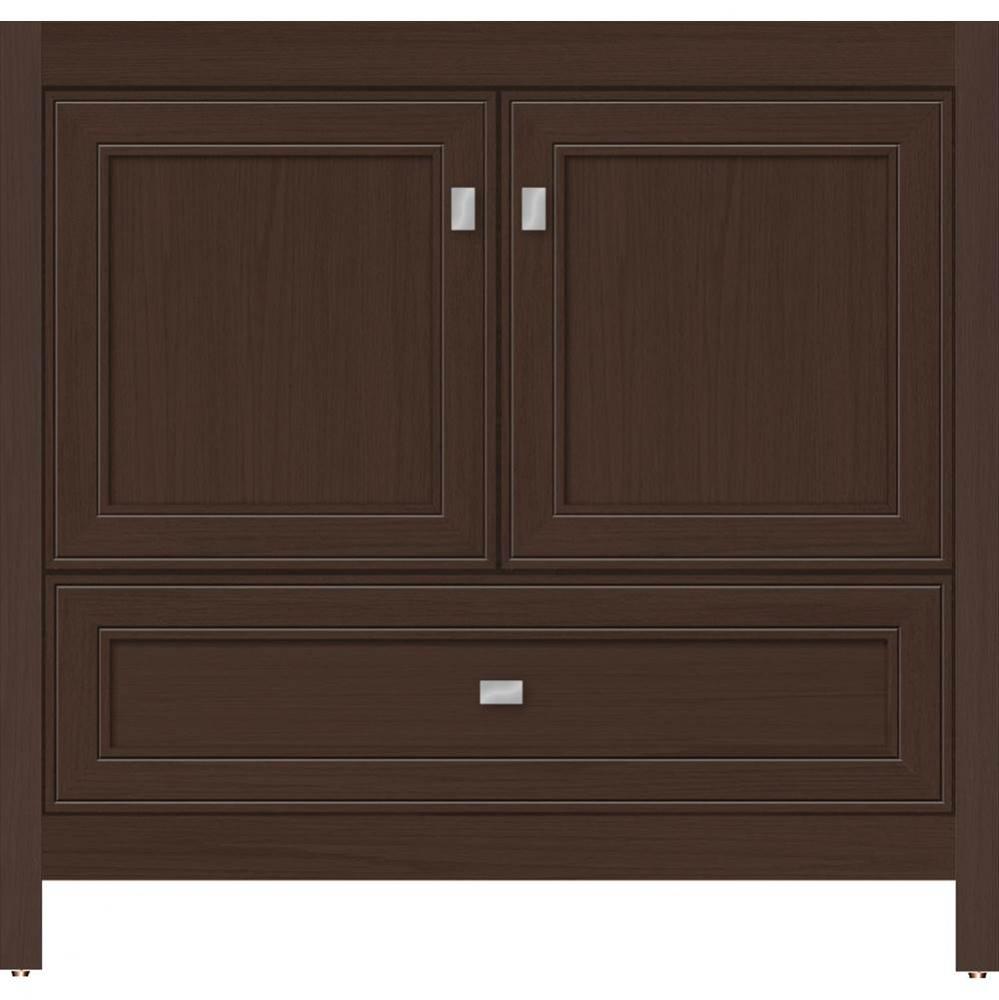 36 X 21 X 34.5 Alki Essence Vanity Deco Miter Choc Oak Std