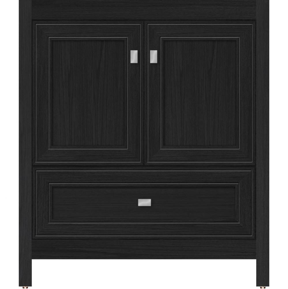 30 X 21 X 34.5 Alki Essence Vanity Deco Miter Midnight Oak Std