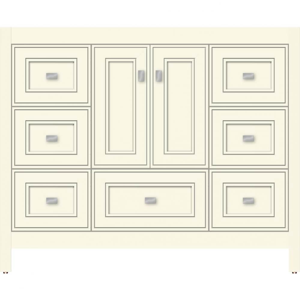 42 X 21 X 34.5 Alki Essence Vanity Deco Miter Sat Biscuit Sb