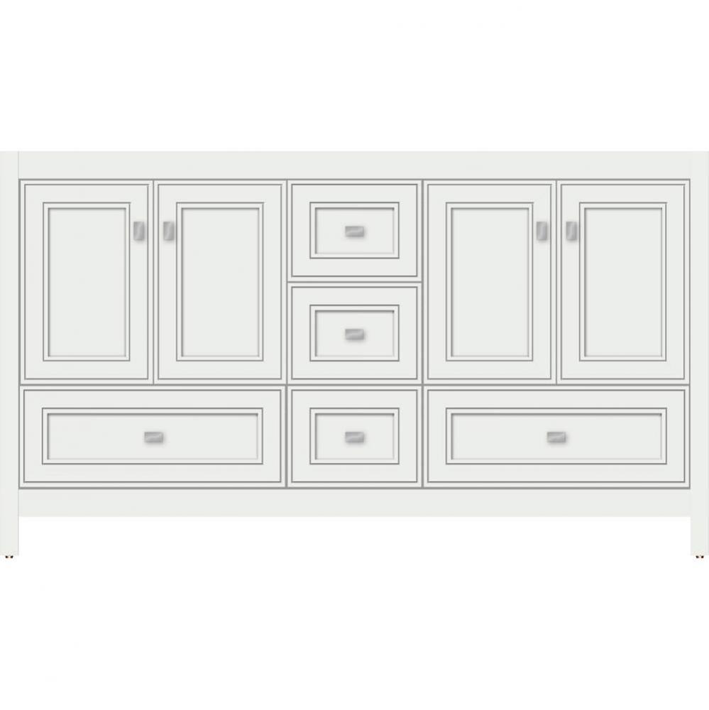 60 X 21 X 34.5 Alki Essence Vanity Deco Miter Powder Grey Db