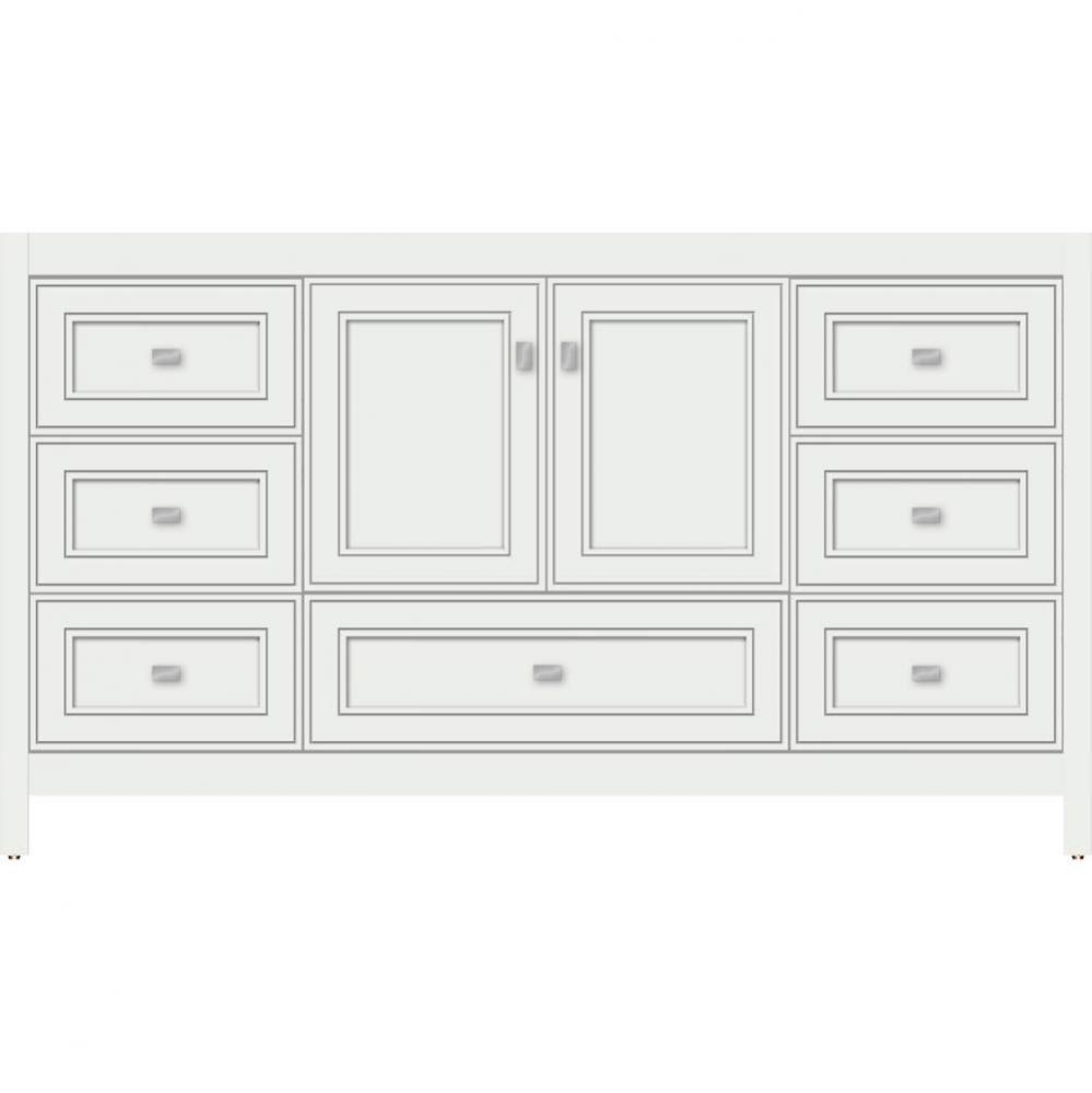 60 X 21 X 34.5 Alki Essence Vanity Deco Miter Powder Grey Sb