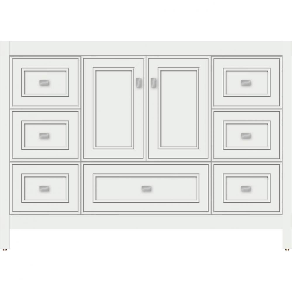 48 X 21 X 34.5 Alki Essence Vanity Deco Miter Powder Grey Sb