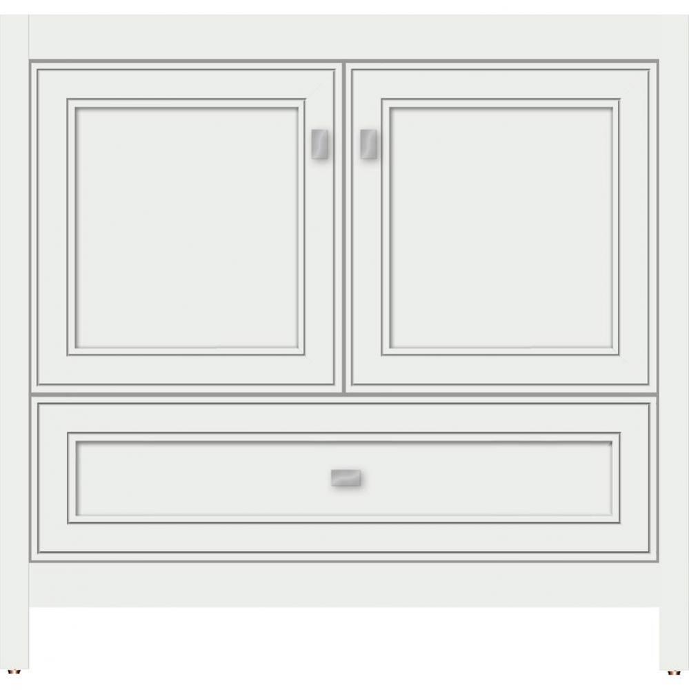 36 X 21 X 34.5 Alki Essence Vanity Deco Miter Powder Grey Std