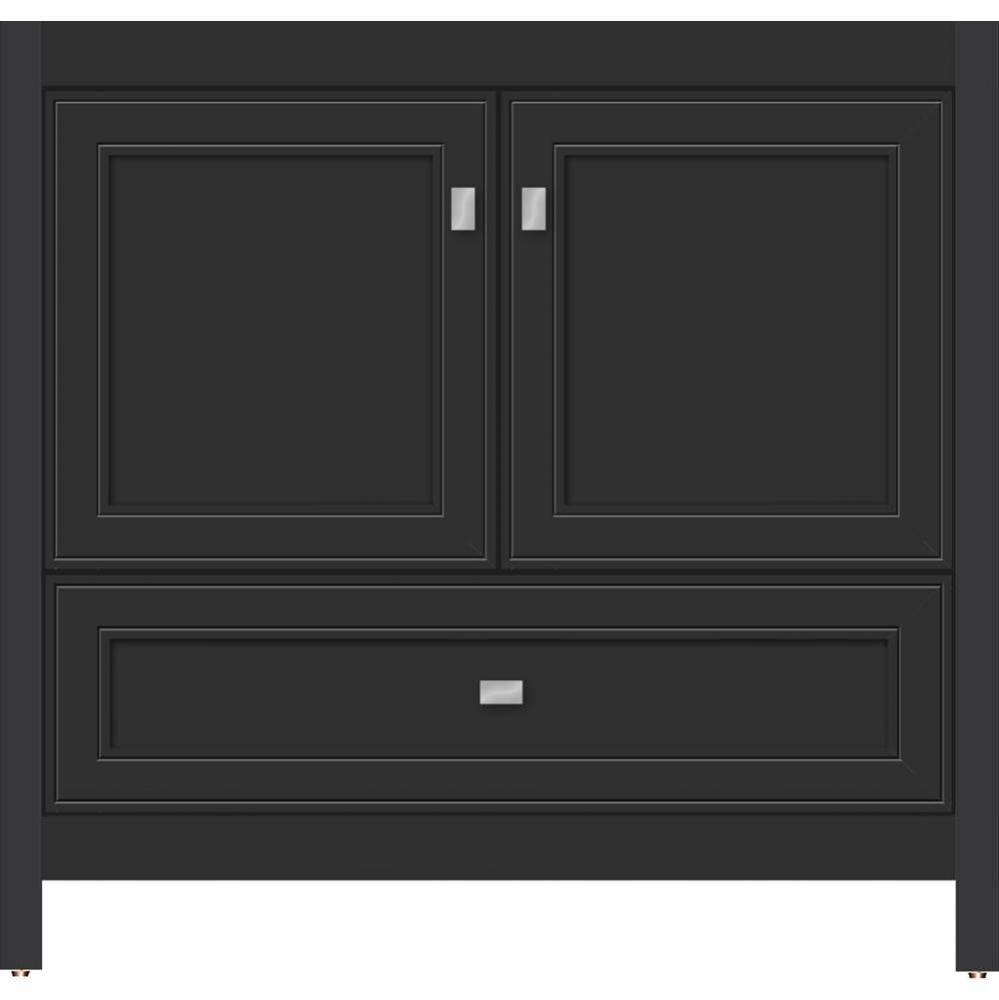 36 X 21 X 34.5 Alki Essence Vanity Deco Miter Sat Black Std
