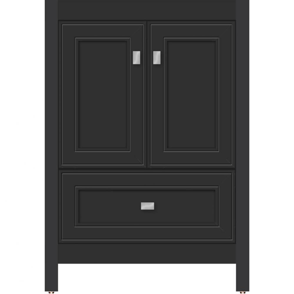 24 X 18.5 X 34.5 Alki Essence Vanity Deco Miter Sat Black Std