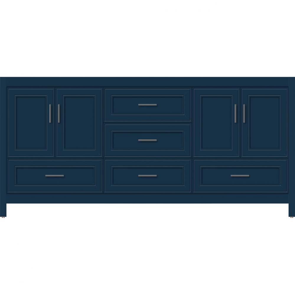 72 X 21 X 34.5 Alki Essence Vanity Deco Miter Lapis Night Db
