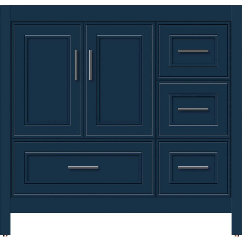 36 X 21 X 34.5 Alki Essence Vanity Deco Miter Lapis Night Rh