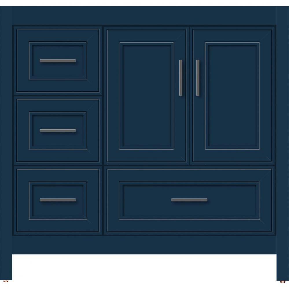 36 X 21 X 34.5 Alki Essence Vanity Deco Miter Lapis Night Lh