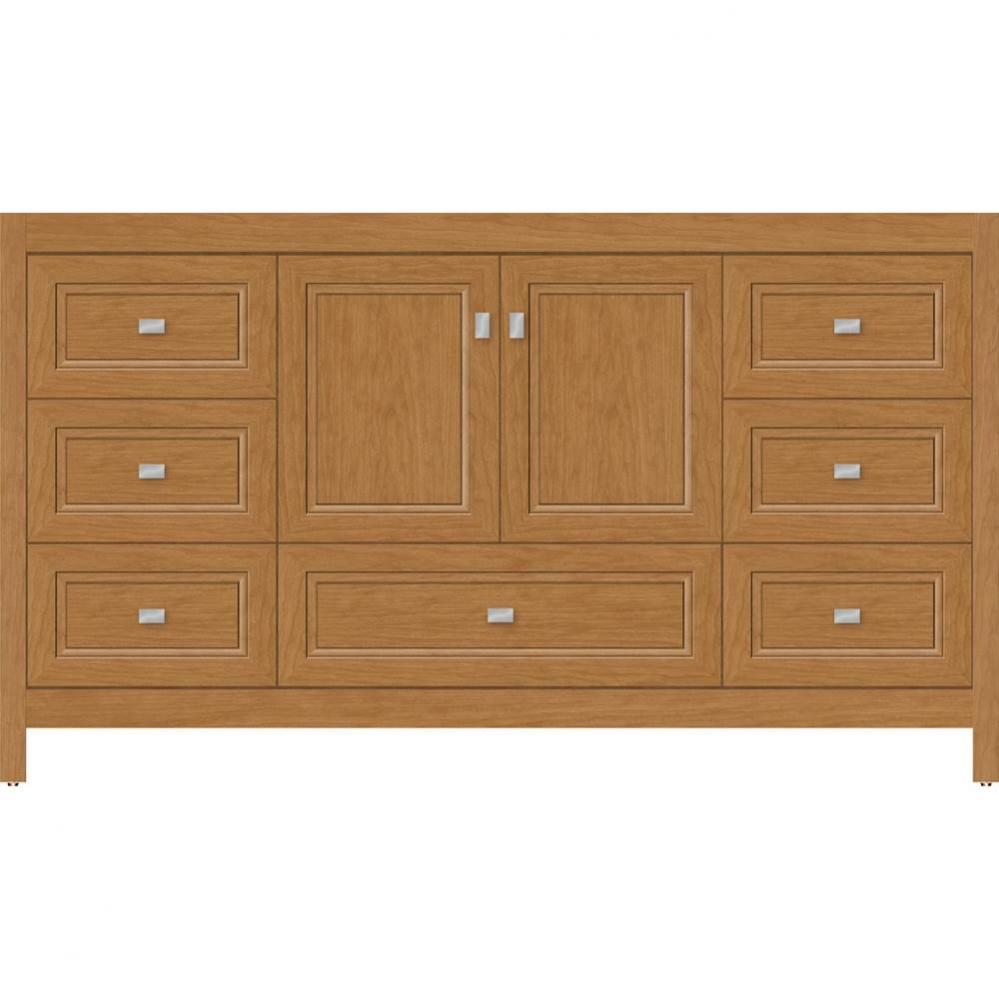 60 X 21 X 34.5 Alki Essence Vanity Ogee Miter Nat Cherry Sb