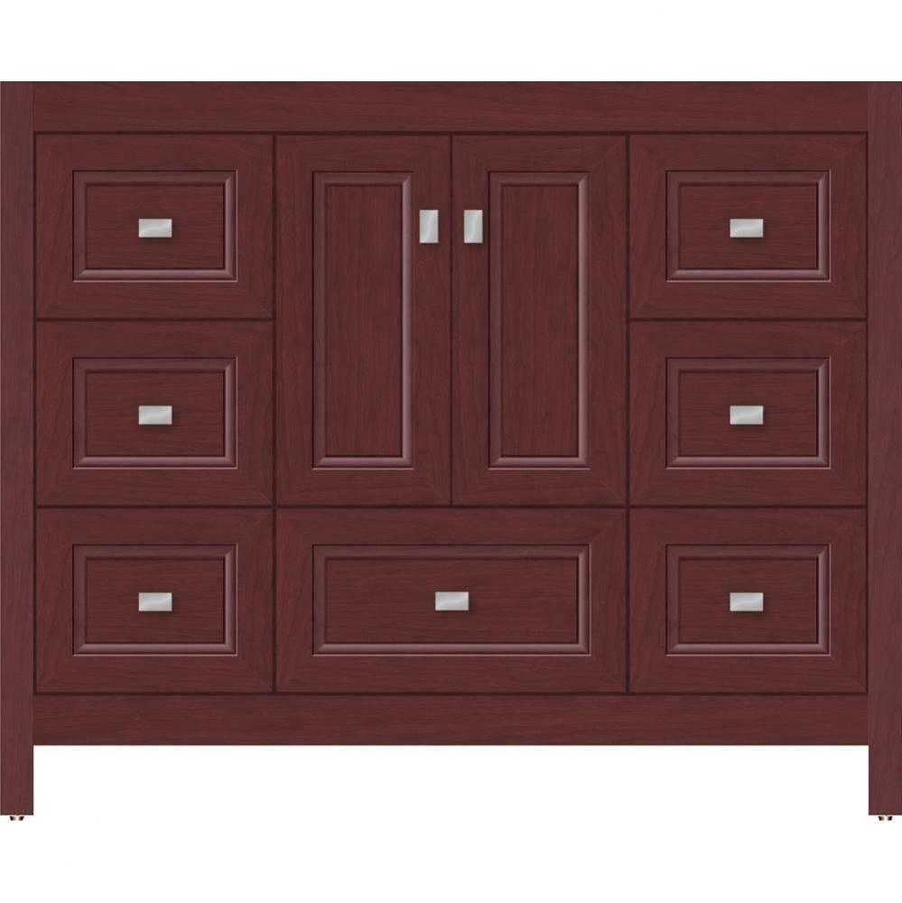 42 X 21 X 34.5 Alki Essence Vanity Ogee Miter Dk Cherry Sb