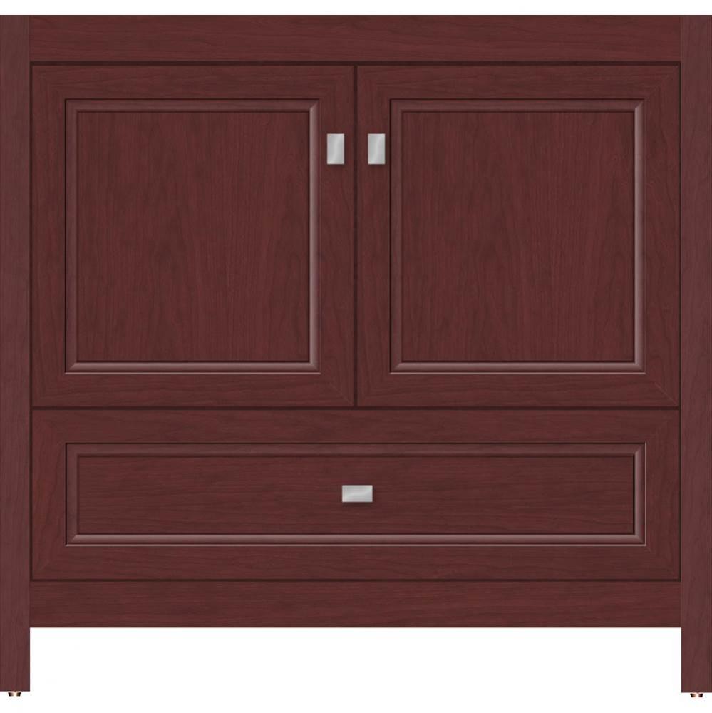 36 X 18.5 X 34.5 Alki Essence Vanity Ogee Miter Dk Cherry Std