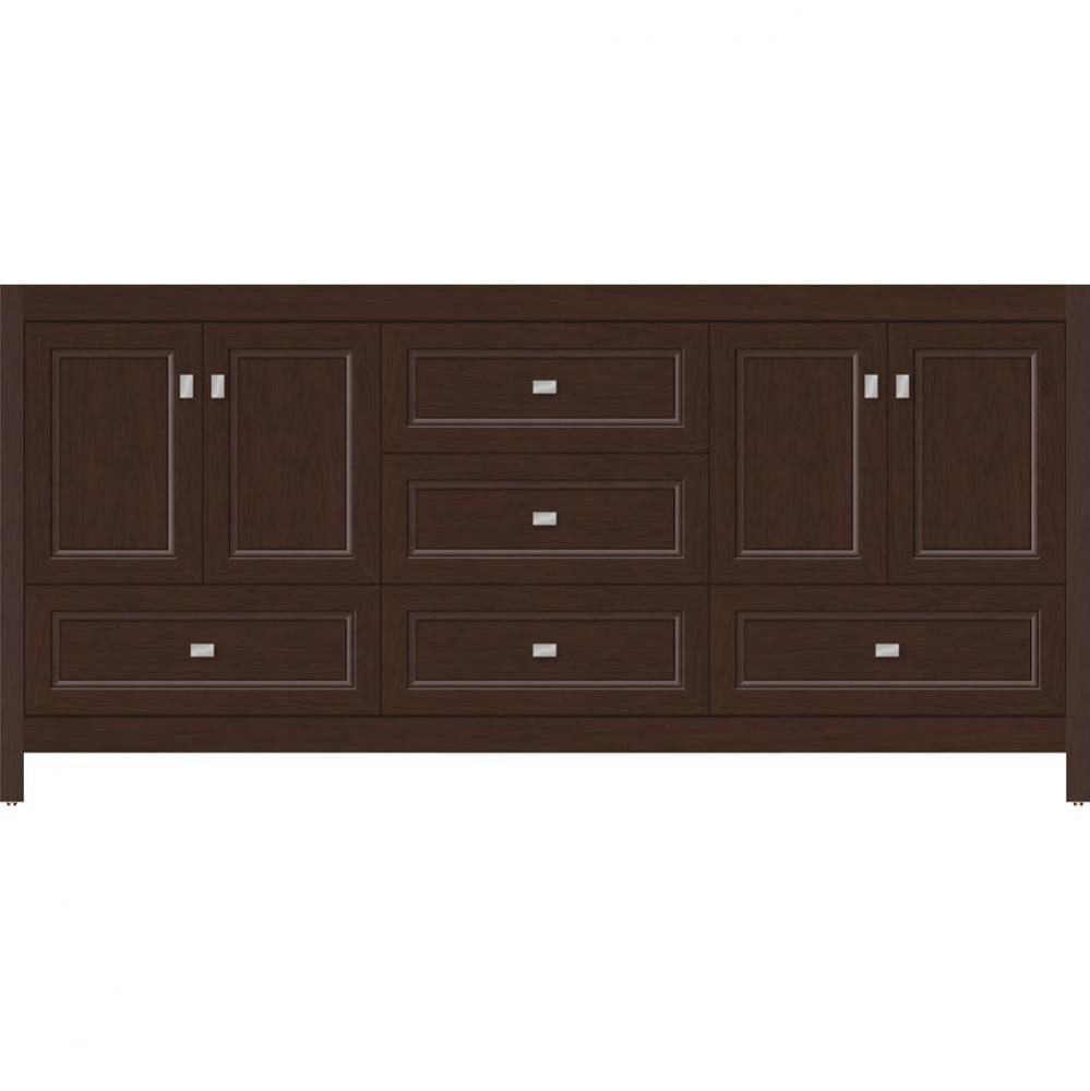 72 X 21 X 34.5 Alki Essence Vanity Ogee Miter Choc Cherry Db