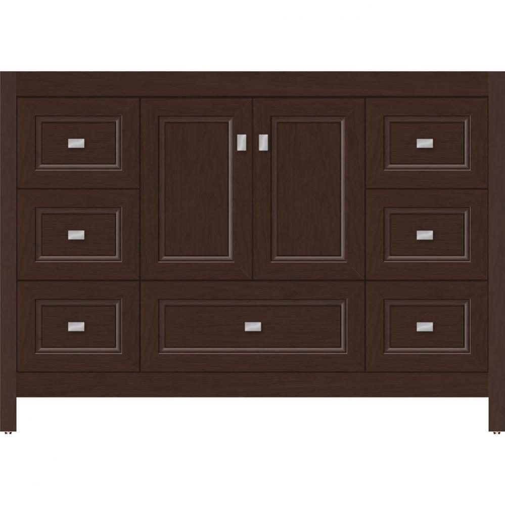 48 X 21 X 34.5 Alki Essence Vanity Ogee Miter Choc Cherry Sb