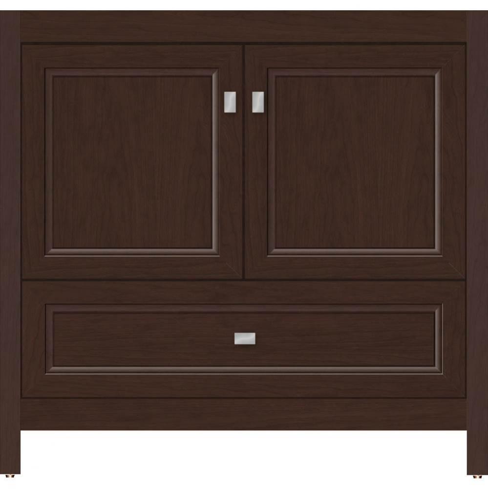 36 X 21 X 34.5 Alki Essence Vanity Ogee Miter Choc Cherry Std