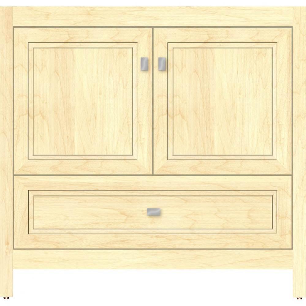36 X 18.5 X 34.5 Alki Essence Vanity Ogee Miter Nat Maple Std