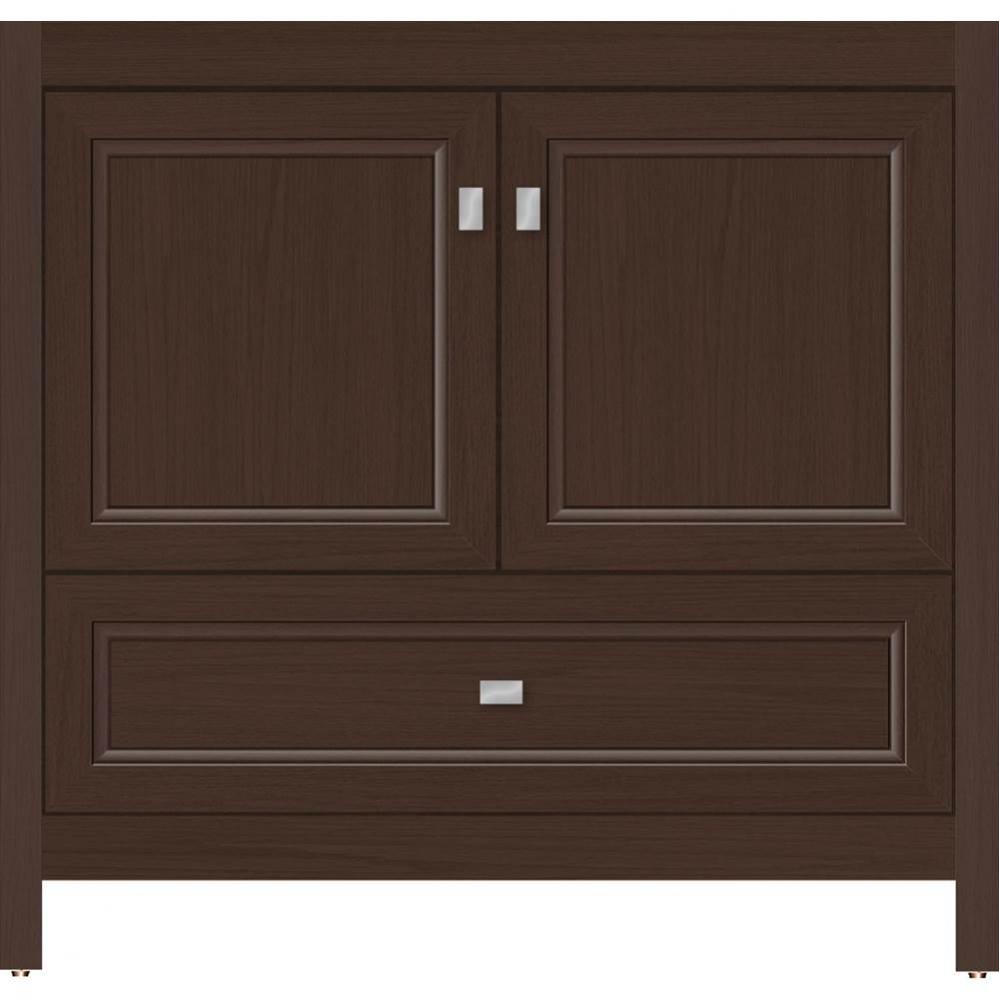 36 X 18.5 X 34.5 Alki Essence Vanity Ogee Miter Choc Oak Std