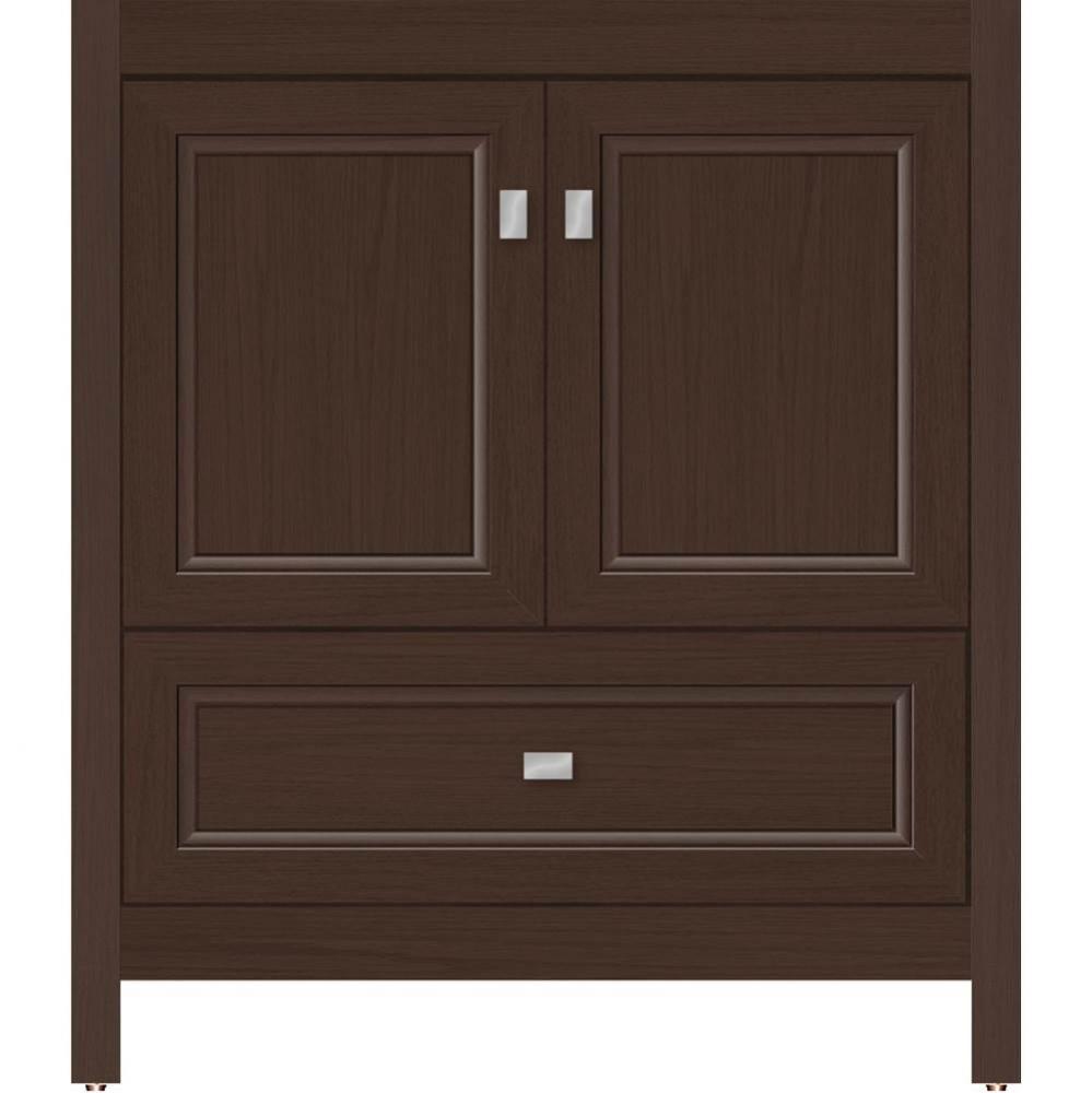 30 X 18.5 X 34.5 Alki Essence Vanity Ogee Miter Choc Oak Std
