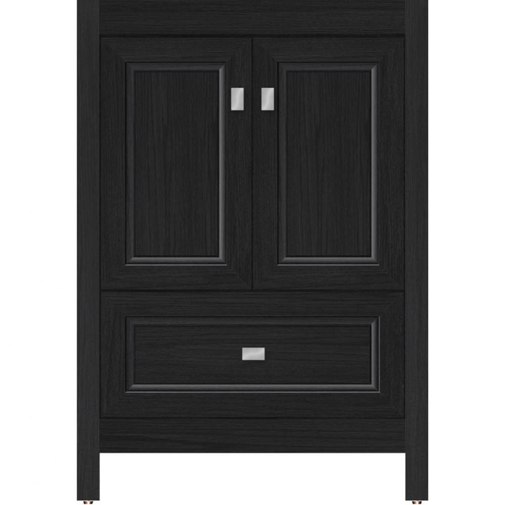 24 X 21 X 34.5 Alki Essence Vanity Ogee Miter Midnight Oak Std