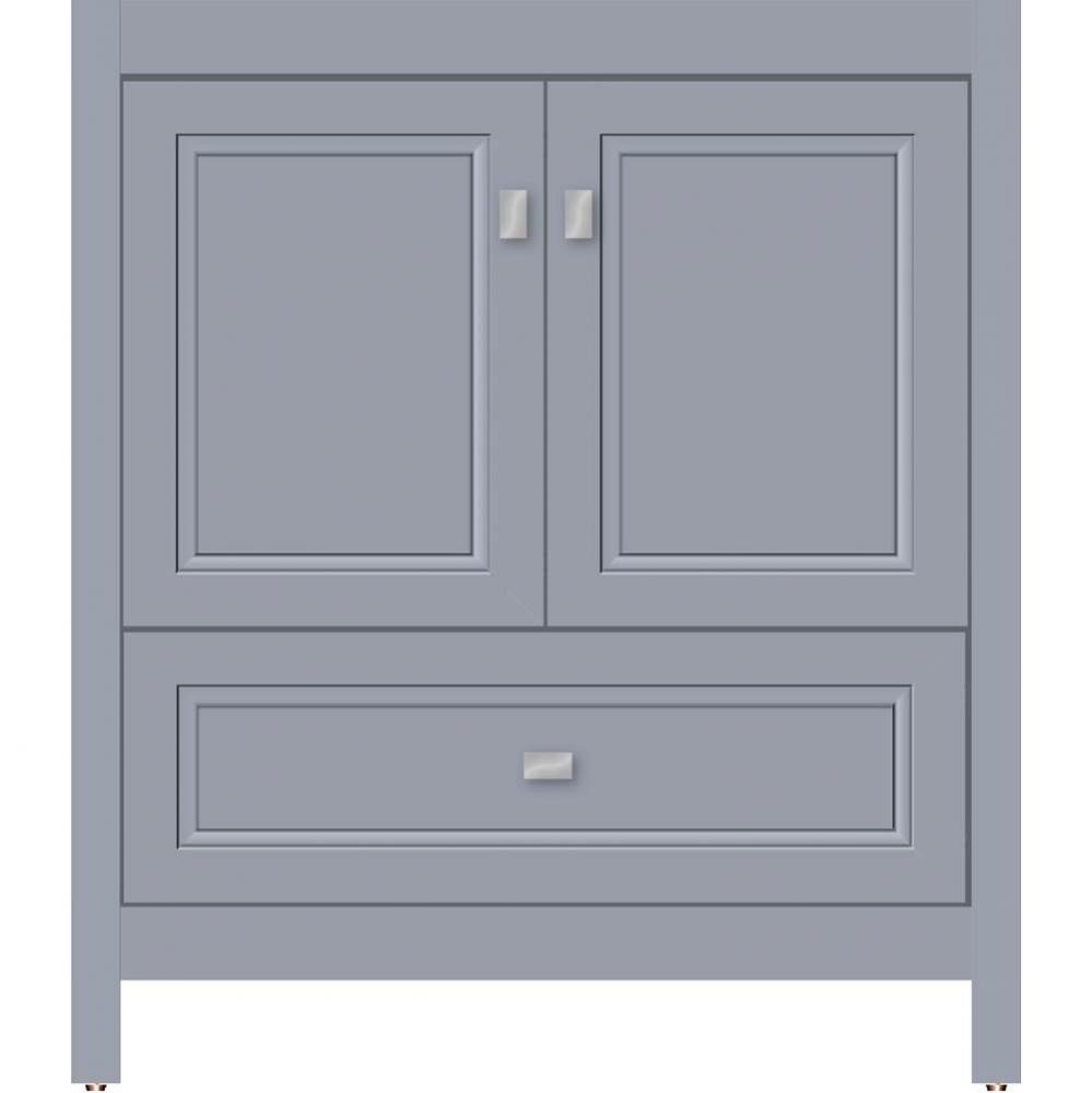 30 X 21 X 34.5 Alki Essence Vanity Ogee Miter Sat Silver Std